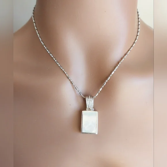 Sterling Silver Pendant & 18KGF Necklace - Picture 2 of 16